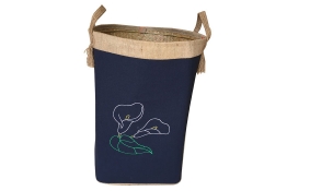 TT-160701 Palm leaf laundry basket with handles
