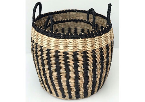 TT-DD 1904113/2 Seagrass basket, set of 2.