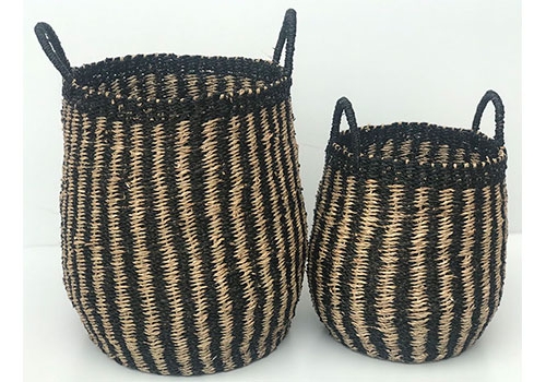 TT-DM 1904208/2 Seagrass basket, set of 2.
