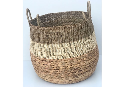 TT-DM 1904256/2 Seagrass basket, set of 2.