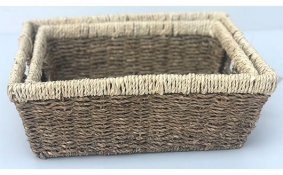 TT-DM 1904276/2 Seagrass basket, set of 2.