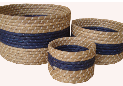 TT-160611/3 - Round seagrass basket