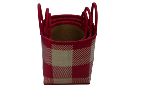 TT-160304/3- Palm leaf basket, set 3, color as it is