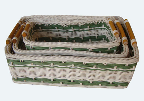 TT- 160712/3 - Rec. rattan basket, set 3.