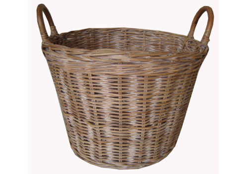 TT- 160702 - Rattan basket with handles.