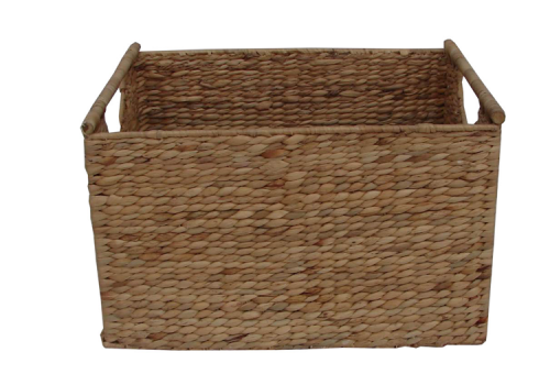 TT-142001 Water hyacinth basket, rec. shape