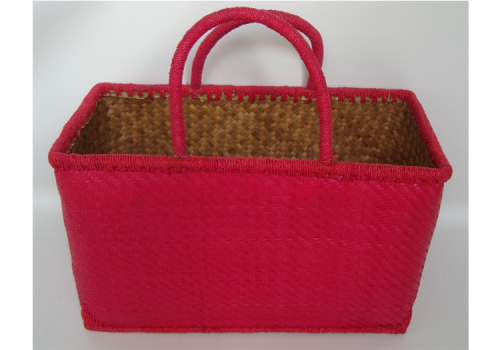 TT- 160359 Palm leaf basket, color as it is. 44 x 21 x H25/41