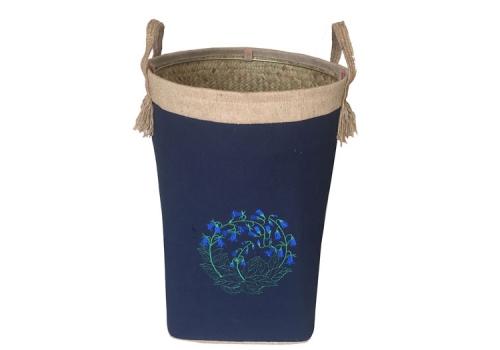 TT-160702 Palm leaf laundry basket with handles