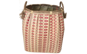 TT-160716 Seagrass laundry basket, pattern color as it is.