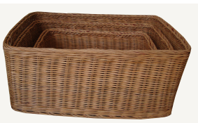 TT-160725/3 Rec. rattan basket, set 3