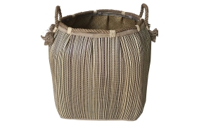 TT-160730 Seagrass laundry basket, pattern color as it is.