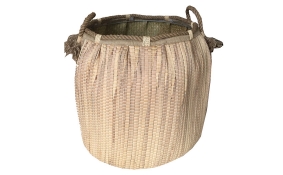 TT-160736 Seagrass laundry basket, pattern color as it is.