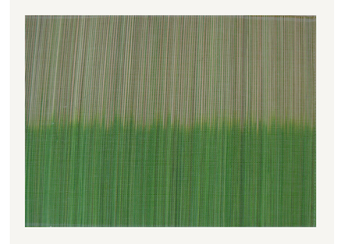 TT-O 161016 Bamboo place mat, pattern color as it is. 40 x 30 Cm