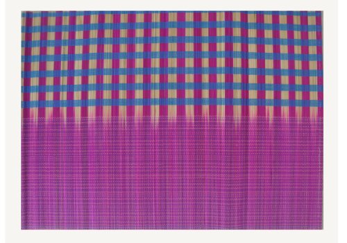 TT-O 161022 Bamboo place mat, pattern color as it is. 40 x 30 Cm