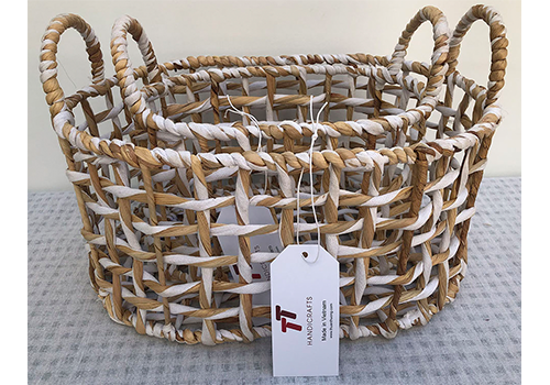 TT-190135/2 Water hyacinth basket, set 2.