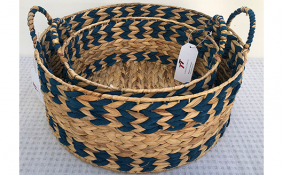 TT-190141/2 Water hyacinth basket, set 2.