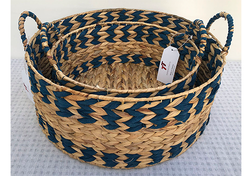 TT-190141/2 Water hyacinth basket, set 2.