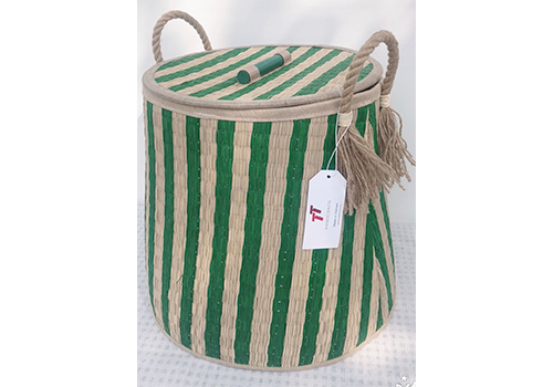 TT-190101 Seagrass basket with lid