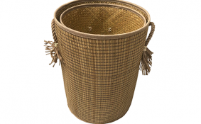 TT-190185/2 Seagrass basket, natural color, set 2.