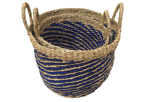 TT-190183/2 Seagrass basket, set 2